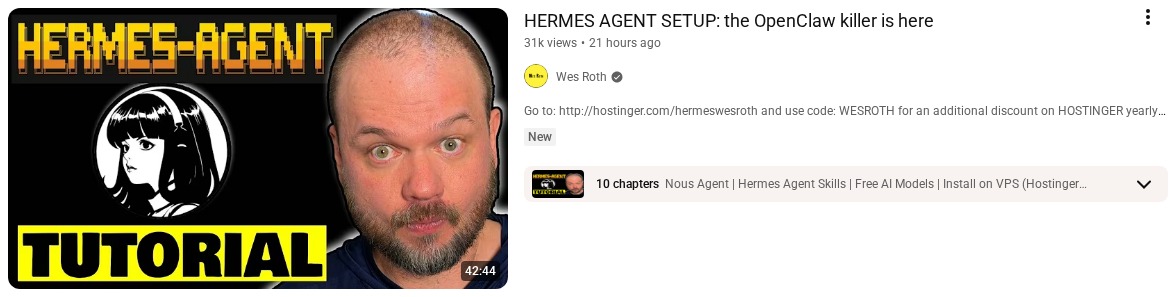 HERMES AGENT SETUP: the OpenClaw killer is here